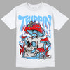 Travis Scott x Jordan 4 Retro 'Cactus Jack' DopeSkill T-Shirt Trippin Graphic Streetwear - White 