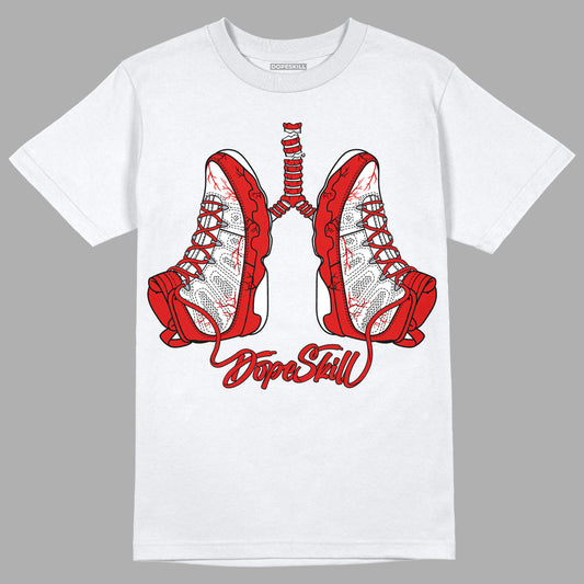 Gym Red 9s DopeSkill T-Shirt Breathe Graphic - White 