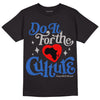 Jordan 1 High OG "True Blue" DopeSkill T-Shirt Do It For The Culture Graphic Streetwear - Black