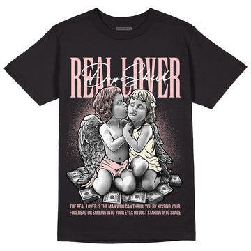 Jordan 1 High OG WMNS Washed Pink DopeSkill T-Shirt Real Lover Graphic Streetwear - White