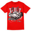 Cherry 11s DopeSkill Varsity Red T-shirt Trust No One Graphic