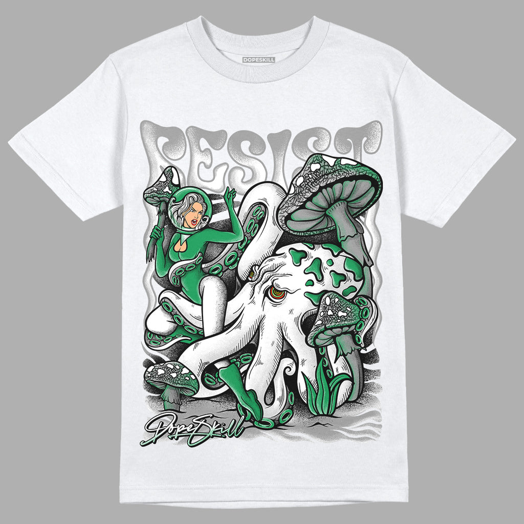 Jordan 3 WMNS “Lucky Green” DopeSkill T-Shirt Resist Graphic Streetwear - White
