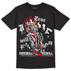 Jordan 1 High 85 Black White DopeSkill T-Shirt True Love Will Kill You Graphic Streetwear - Black 