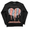 DJ Khaled x Jordan 5 Retro ‘Crimson Bliss’ DopeSkill Long Sleeve T-Shirt Juneteenth Heart Graphic Streetwear - Black 