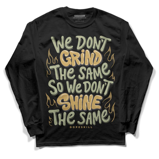 Jordan 5 Jade Horizon DopeSkill Long Sleeve T-Shirt Grind Shine Graphic Streetwear - Black 