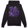 Court Purple 13s DopeSkill Hoodie Sweatshirt Talk Is Chip Graphic - Black