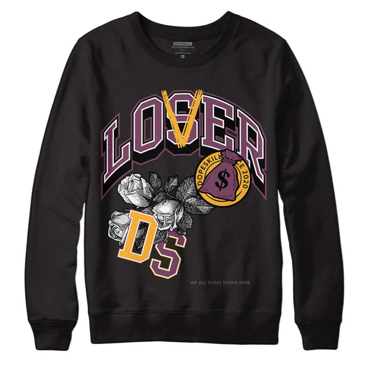 Brotherhood 1s High OG DopeSkill Sweatshirt Loser Lover Graphic - Black 