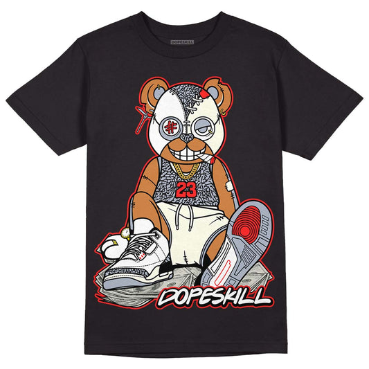 Jordan 3 Retro White Cement Reimagined DopeSkill T-Shirt Greatest Graphic Streetwear - Black