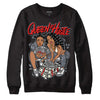 Jordan 3 Retro White Cement Reimagined DopeSkill Sweatshirt Queen Of Hustle Graphic Streetwear - Black