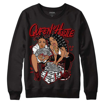 Jordan 13 Retro Playoffs DopeSkill Sweatshirt Queen Of Hustle Graphic Streetwear - Black