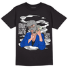 Jordan 5 Racer Blue DopeSkill T-Shirt Money Is The Motive Graphic - Black 