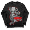 Jordan 5 Retro P51 Camo DopeSkill Long Sleeve T-Shirt Sneakerhead BEAR Graphic Streetwear - Black 