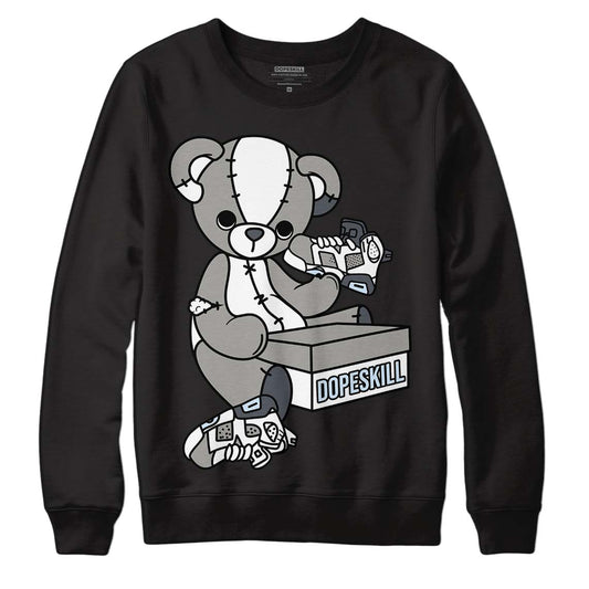 Jordan 6 Retro Cool Grey DopeSkill Sweatshirt Sneakerhead BEAR Graphic Streetwear - Black 