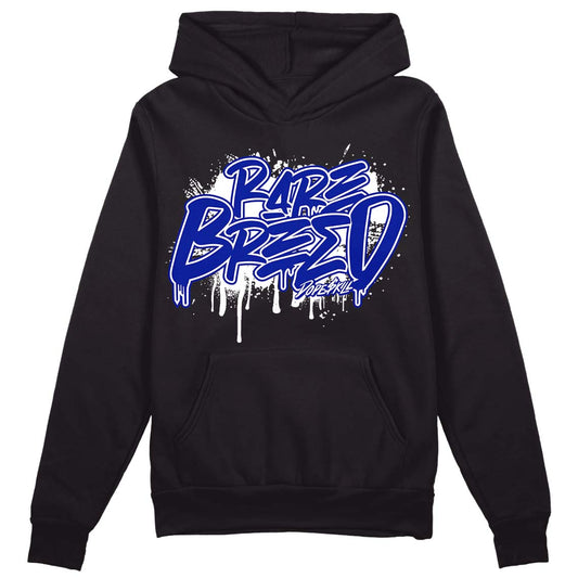 Racer Blue White Dunk Low DopeSkill Hoodie Sweatshirt Rare Breed Graphic - Black