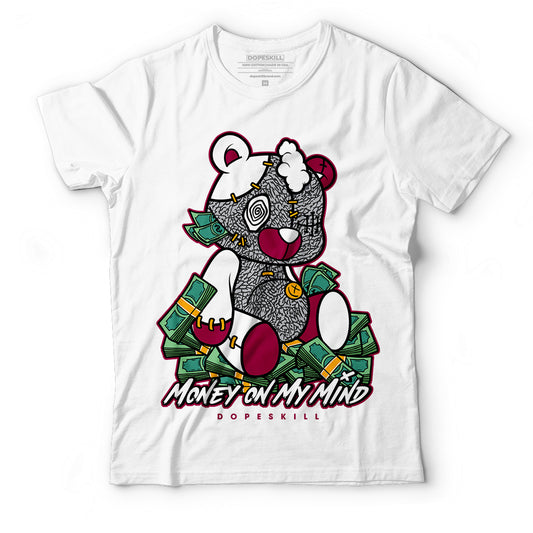 AJ 3 Cardinal Red DopeSkill T-Shirt MOMM Bear Graphic