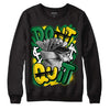 Dunk Low Reverse Brazil DopeSkill Sweatshirt Don't Quit Graphic - Black