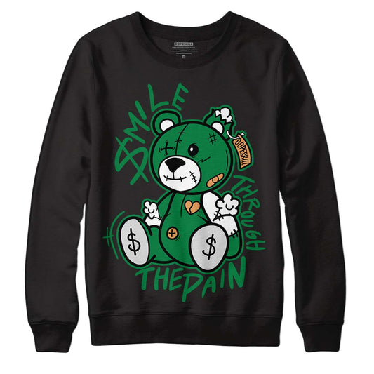 Nike SB x Jordan 4 “Pine Green” DopeSkill Sweatshirt BEAN Graphic Streetwear - Black