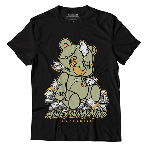 Jordan 5 Jade Horizon DopeSkill T-Shirt MOMM Bear Graphic - Black 