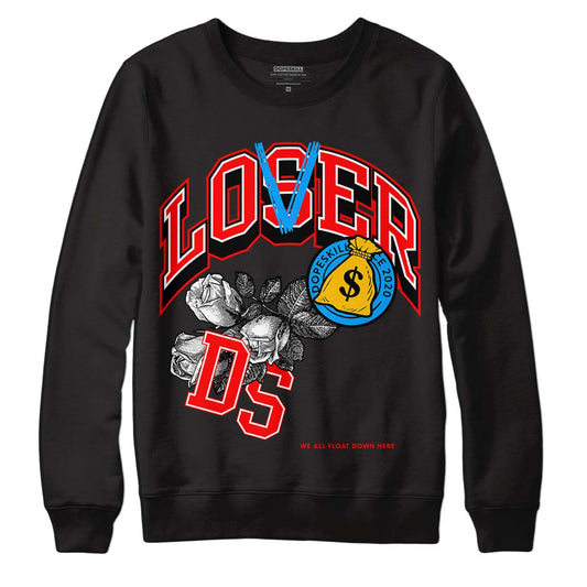 Fruity Pebbles Dunks DopeSkill Sweatshirt Loser Lover Graphic - Black