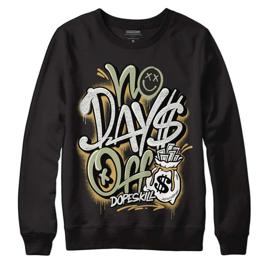 Jade Horizon 5s DopeSkill Sweatshirt No Days Off Graphic - Black 