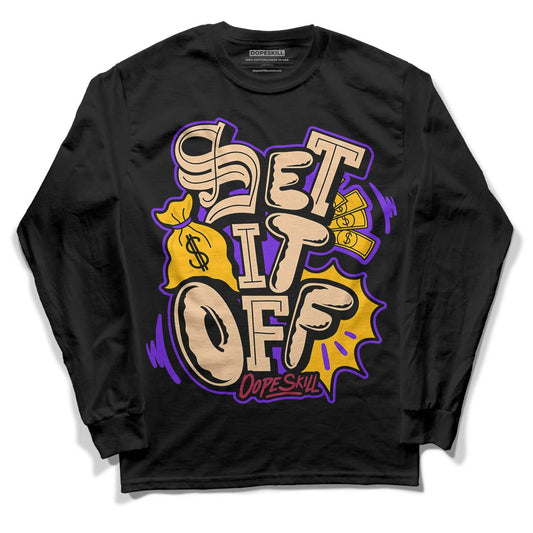 Afrobeats 7s SE DopeSkill Long Sleeve T-Shirt Set It Off Graphic - Black
