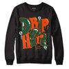 Dunk Low Team Dark Green Orange DopeSkill Sweatshirt Drip Too Hard Graphic - Black