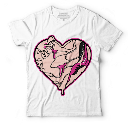 AJ 5 Low Girls That Hoop DopeSkill T-Shirt Heart AJ 5 Graphic