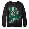 Gorge Green 1s DopeSkill Sweatshirt Sneakerhead BEAR Graphic - Black 