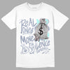 Jordan 5 Easter DopeSkill T-Shirt Real Ones Move In Silence Graphic - White