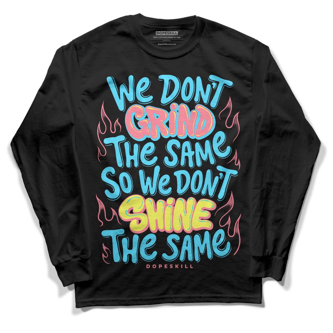 Dunk Low Candy Easter DopeSkill Long Sleeve T-Shirt Grind Shine Graphic Streetwear- Black 