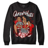 Jordan 12 Retro ‘Gym Red’ DopeSkill Sweatshirt Queen Of Hustle Graphic Streetwear - Black