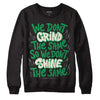 Jordan 2 Retro Lucky Green DopeSkill Sweatshirt Grind Shine Graphic Streetwear - Black 