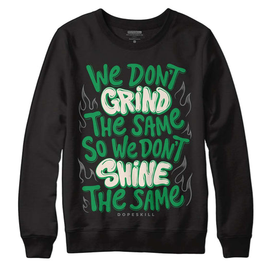 Jordan 2 Retro Lucky Green DopeSkill Sweatshirt Grind Shine Graphic Streetwear - Black 