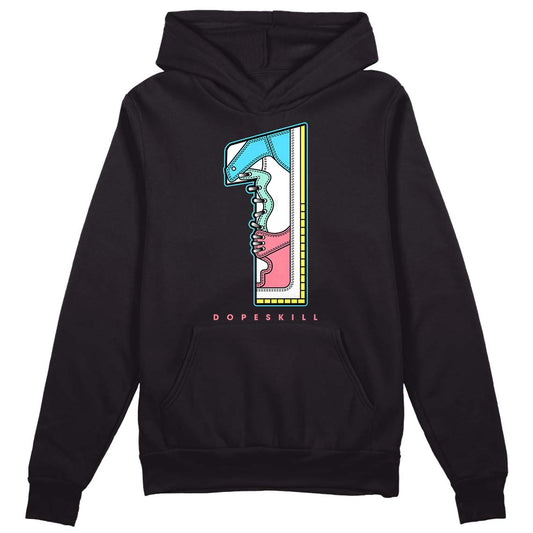 Candy Easter Dunk Low DopeSkill Hoodie Sweatshirt No.1 Graphic - Black 