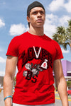 AJ 4 Red Thunder DopeSkill Red T-shirt Loser Lover Graphic