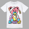 Candy Easter Dunk Low DopeSkill T-Shirt Hurt Bear Graphic - White 