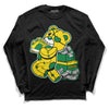 Dunk Low Reverse Brazil DopeSkill Long Sleeve T-Shirt Bear Steals Sneaker Graphic - Black