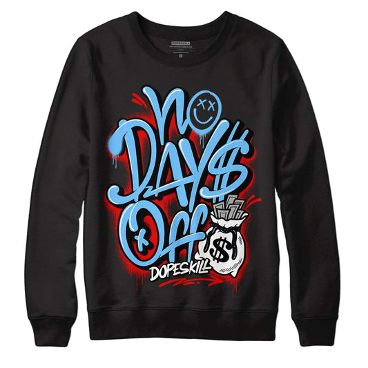 Travis Scott x Jordan 4 Retro 'Cactus Jack' DopeSkill Sweatshirt No Days Off Graphic Streetwear - Black 