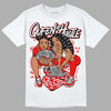 Cherry 11s DopeSkill T-Shirt Queen Of Hustle Graphic - White