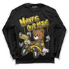 Lightning 4s DopeSkill Long Sleeve T-Shirt Money Is Our Motive Bear Graphic