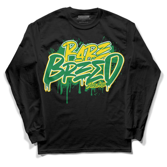 Dunk Low Reverse Brazil DopeSkill Long Sleeve T-Shirt Rare Breed Graphic - Black