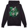 Jordan 2 Retro Lucky Green DopeSkill Hoodie Sweatshirt Talk Is Chip Graphic Streetwear  - Black