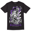 Jordan 3 Dark Iris DopeSkill T-Shirt Juneteenth Graphic - Black 