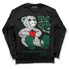 Gorge Green 1s DopeSkill Long Sleeve T-Shirt Love Kills Graphic - Black 