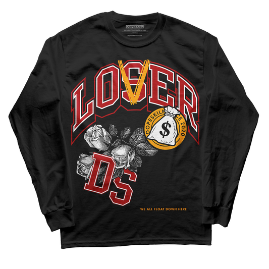 Cardinal 7s DopeSkill Long Sleeve T-Shirt Loser Lover Graphic - Black 