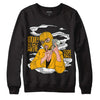 Goldenrod Dunk DopeSkill Sweatshirt Money Is The Motive Graphic - Black