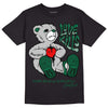 Gorge Green 1s DopeSkill T-Shirt Love Kills Graphic - Black 