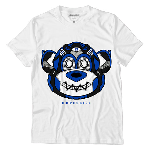 AJ 5 Racer Blue DopeSkill T-Shirt Monk Graphic