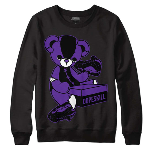 Court Purple 13s DopeSkill Sweatshirt Sneakerhead BEAR Graphic