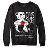 Jordan 1 High 85 Black White DopeSkill Sweatshirt Love Kills Graphic Streetwear - Black 